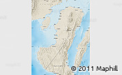 Shaded Relief Map of Negros Occidental