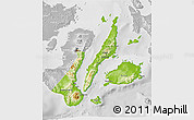 Physical 3D Map of Region 7, lighten, desaturated