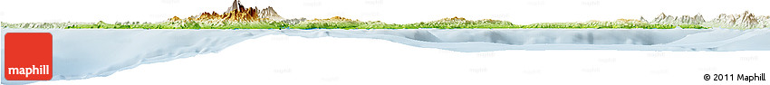 Physical Horizon Map of Region 7, lighten