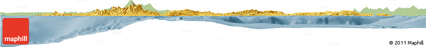 Savanna Style Horizon Map of Region 7, single color outside