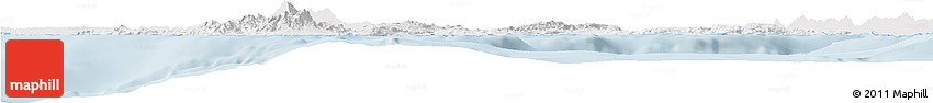 Silver Style Horizon Map of Region 7, single color outside