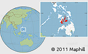 Savanna Style Location Map of Region 7, highlighted country