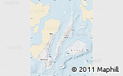 Classic Style Map of Region 7, single color outside