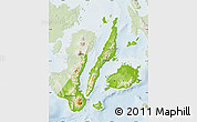 Physical Map of Region 7, lighten