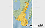 Savanna Style Map of Negros Oriental