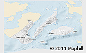 Classic Style Panoramic Map of Region 7, single color outside