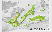 Physical Panoramic Map of Region 7, lighten, desaturated