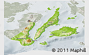Physical Panoramic Map of Region 7, lighten, semi-desaturated