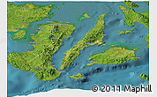 Satellite Panoramic Map of Region 7