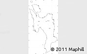 Blank Simple Map of Leyte, cropped outside