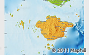 Political Map of Basilan, physical outside