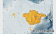 Political Map of Basilan, semi-desaturated