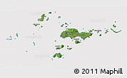Satellite 3D Map of Sulu, cropped outside