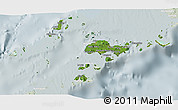 Satellite 3D Map of Sulu, lighten