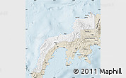 Classic Style Map of Zamboanga Del Norte