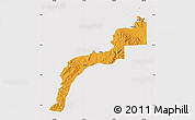 Political Map of Zamboanga Del Norte, cropped outside