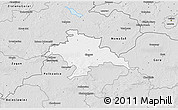 Silver Style 3D Map of Glogow