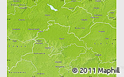 Physical Map of Glogow