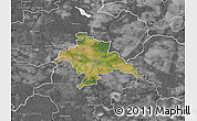 Satellite Map of Glogow, desaturated