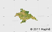 Satellite Map of Glogow, single color outside