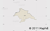 Shaded Relief Map of Glogow, cropped outside