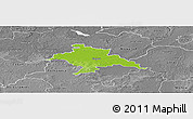 Physical Panoramic Map of Glogow, desaturated