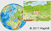 Physical Location Map of Gora, highlighted parent region