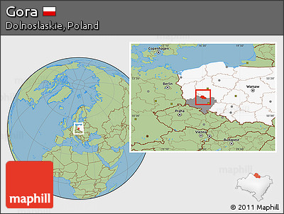 Savanna Style Location Map of Gora, highlighted country, highlighted parent region