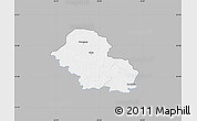 Gray Map of Gora, single color outside