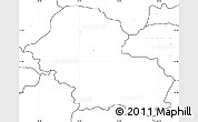 Blank Simple Map of Gora, no labels