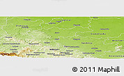 Physical Panoramic Map of Jawor