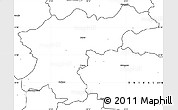 Blank Simple Map of Jawor