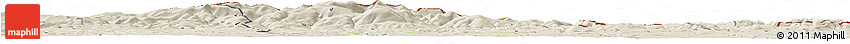 Physical Horizon Map of Jelenia Gora I, shaded relief outside