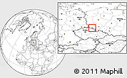 Blank Location Map of Jelenia Gora I