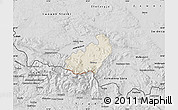 Shaded Relief Map of Jelenia Gora I, desaturated