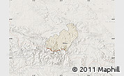 Shaded Relief Map of Jelenia Gora I, lighten