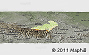 Physical Panoramic Map of Jelenia Gora I, darken, semi-desaturated