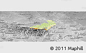 Physical Panoramic Map of Jelenia Gora I, desaturated