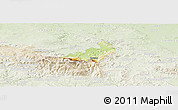 Physical Panoramic Map of Jelenia Gora I, lighten