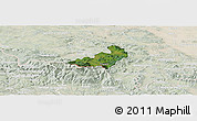 Satellite Panoramic Map of Jelenia Gora I, lighten