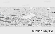 Silver Style Panoramic Map of Jelenia Gora I