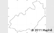 Blank Simple Map of Jelenia Gora I, cropped outside, no labels