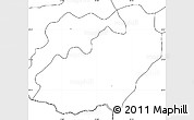 Blank Simple Map of Jelenia Gora I, no labels