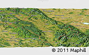 Satellite Panoramic Map of Klodzko