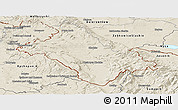 Shaded Relief Panoramic Map of Klodzko