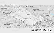 Silver Style Panoramic Map of Klodzko