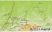Physical 3D Map of Luban
