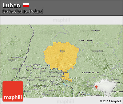 Savanna Style 3D Map of Luban