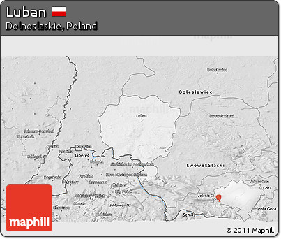 Silver Style 3D Map of Luban