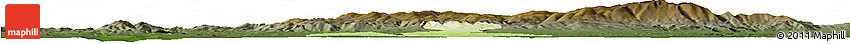 Physical Horizon Map of Luban, darken